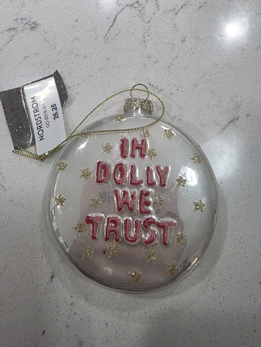 Christmas glass Ornament 